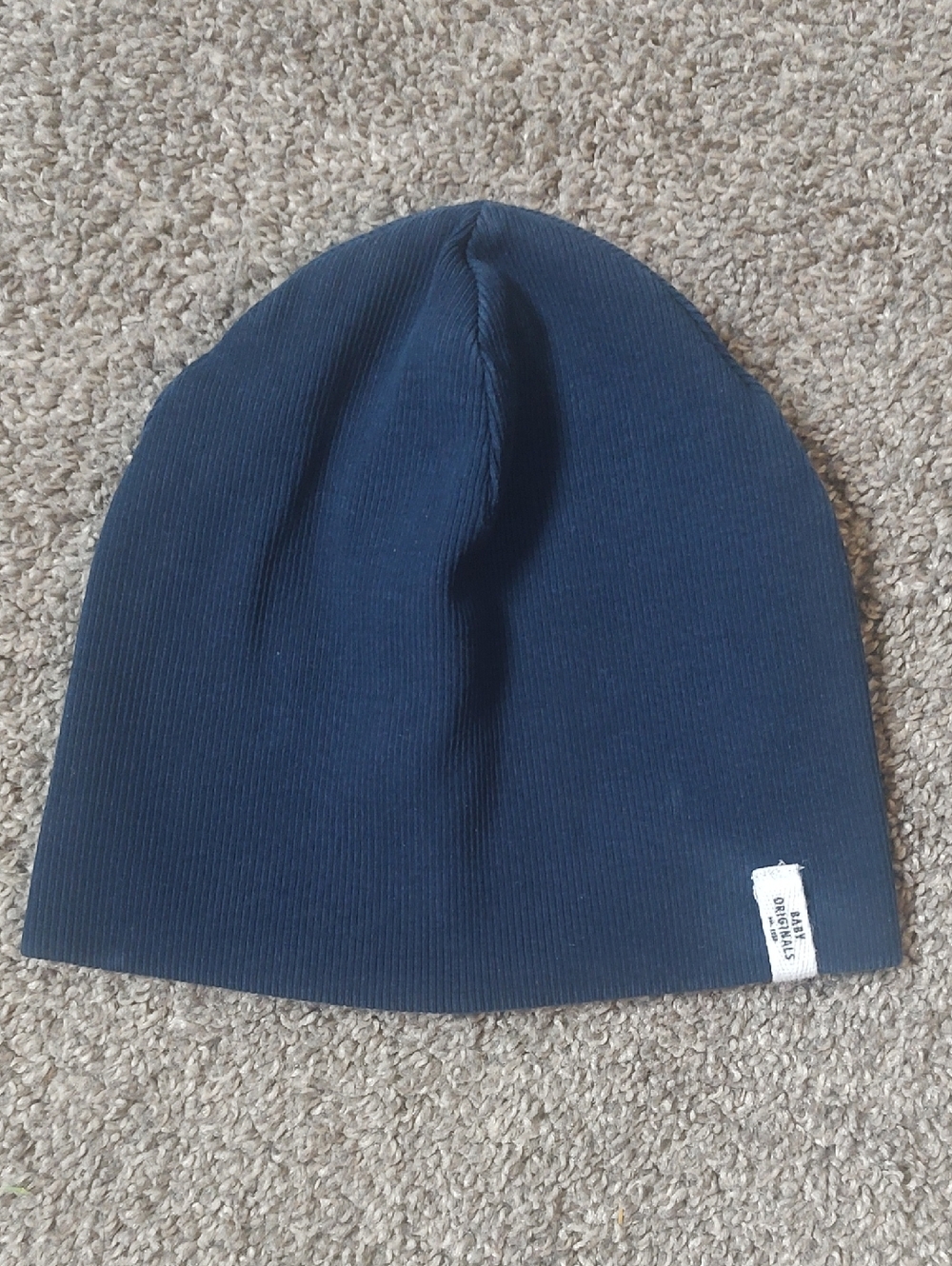 FREE With Purchase - Blue H&M Baby Originals Cotton Blend Ribbed Hat